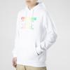 Converse Sports Print Letter Thickened And Fleece Lined Pullover Sweatshirt Men's White 10021271-A03