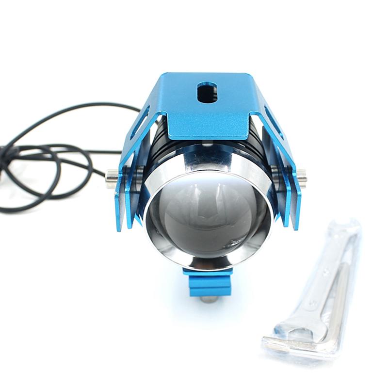 LMoDri Motorcycle Headlights Auxiliary Lamp U5 Led Motorbike Spotlight Accessories 12V 125W Modified Part 2