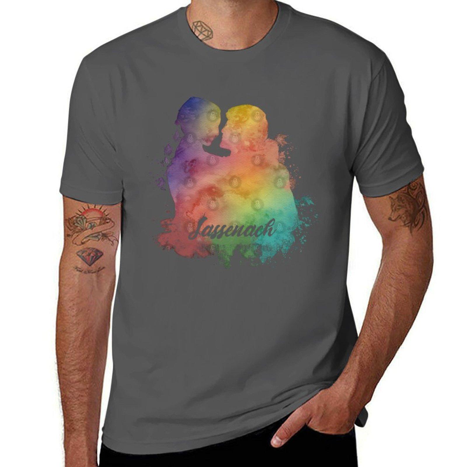 

Day Gift Jamie And Claire Fansart Watercolor Animals Cool Gift TShirt Modern Style Print TShirt 4XL