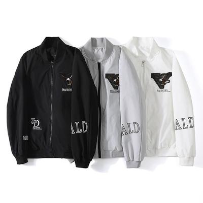 Giacche da uomo alla moda ricamate per primavera e autunno Nuove Uniformi da baseball Top versatili da uomo Giacche