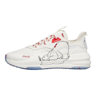 Serie C37 Colaboración Coca-Cola Cómodas Suela Suave Deportes Zapatillas de Running Bajas para Hombre Zapatilla Blanca Roja 912128081-8