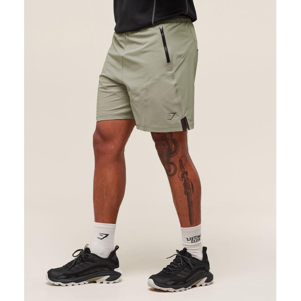 

Gymshark Tactical 6 Short Chalk Green A6a8a Ech9 XS