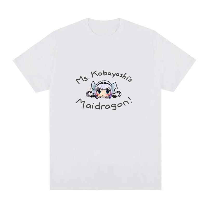 Miss Kobayashi Dragon Maid Kawaii Maidservant Tohru Funny Anime T Shirt Men Women Cotton Casual T Shirt O-Neck EU Size Tees