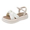 Beautiful sandals women's summer wear 2025 new fashion fairy style with skirt pregnant women platform beach shoes size 34