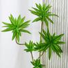 Real Touch Fake Bamboo Leaves Large Green Plants Artificial Plants Branch  Birthday Party Decor