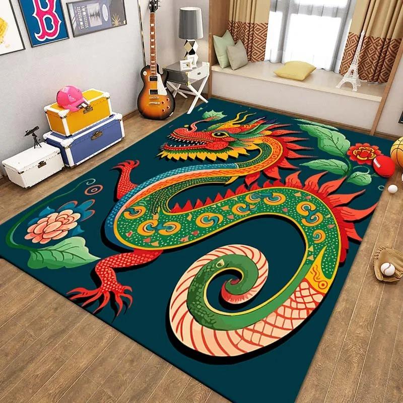 Chinese Zodiac Traditional Animal Floor Mat Door Decoration Home Living Room Floor Mat