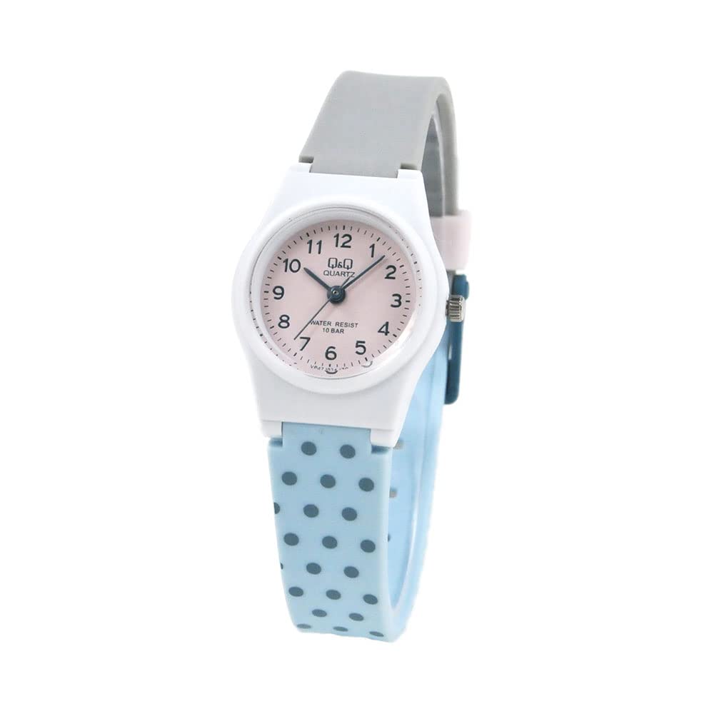 

CITIZEN Citizen Cue and Cue Analog Ladies Kids Watch Casual Waterproof Convenient Children Girls White Pink Gray Sky Blue Light Blue Dot VP47J034Y