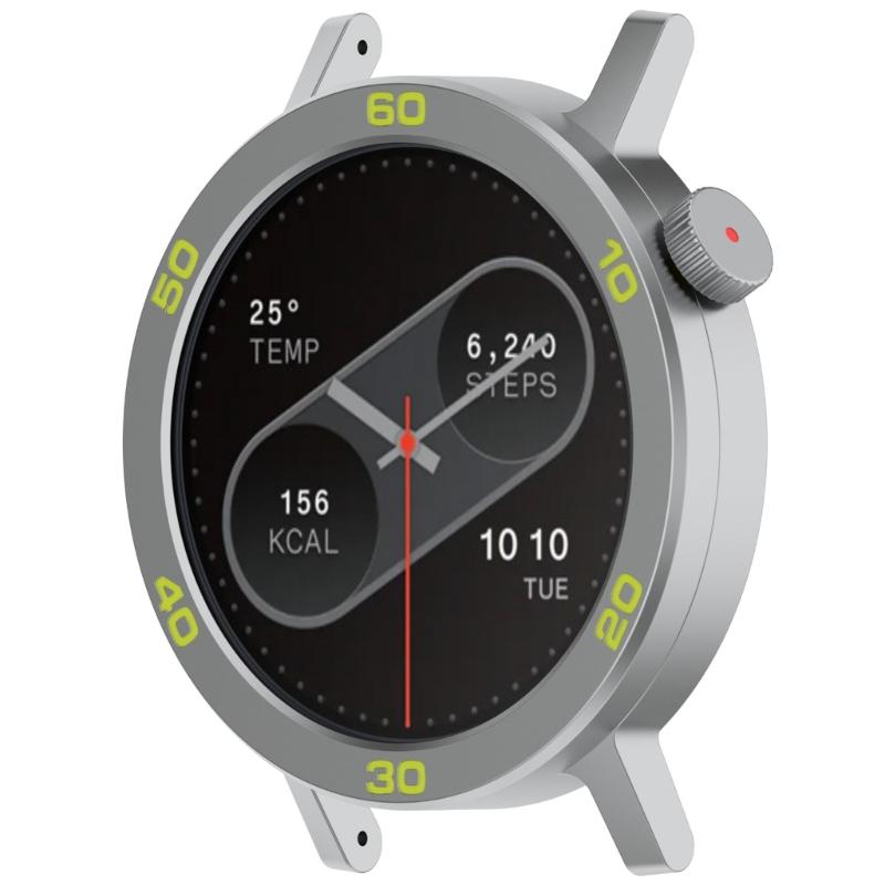 Bezel Rings Screen Protector Smartwatch Frame Cover for CMF Watch 2 Replacement Protector Bumper with Tempered Film