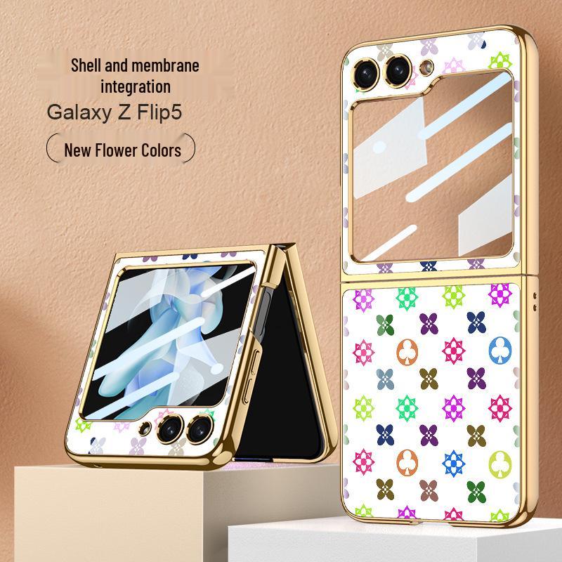 

Samsung Z Flip5 Foldable Heart Design Screen Protection Case Flip5