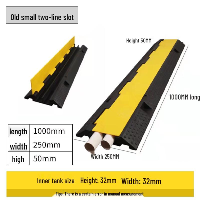 Indoor/Outdoor Cable Protection Rubber Trunking Speed Bump