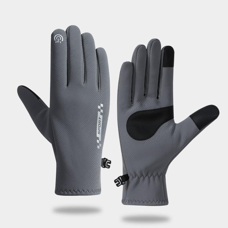 Men Women Warm Touchscreen Gloves With Nonslip Fleece For Winter Outdoor Cycling