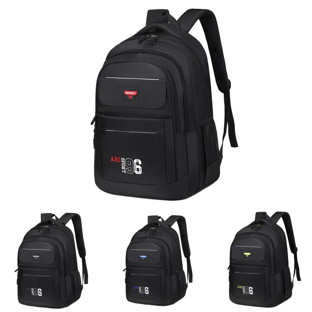 Backpack Unisex Oxford Big Capacity Laptop Design For Travel Commuters School