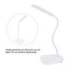 LED USB Flexible Table Lamp Tabletop Bedside Touch Switch Dimmable Reading Studying Light