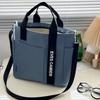 Casual Tote Large Capacity Shoulder Bag Nylon Waterproof Canvas Handbag Simple Fashion Messenger Bags For Schoolgirl