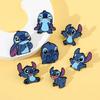 MINISO Creative Cartoon Characters Brooch Personalized Stitch Enamel Pin Backpack Clothing Jewelry Metal Badge Accessories Gift