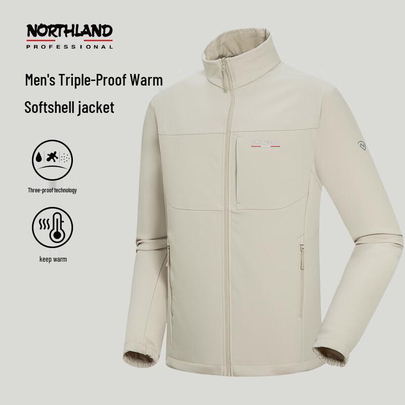 

NORTHLAND Men s Xingyun Windproof Soft Shell Warm Jacket NXJEH5610S 175