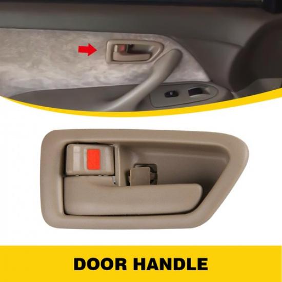 For 1997-2001 Toyota Camry LE Sedan Front & Rear Left Side Inner Door New Handle