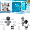 Pool Hose Plunger Valved Kit Filter Maintenance Water Control Above Ground Pool Pump for 26301T 26323CA 26331CA 26341W