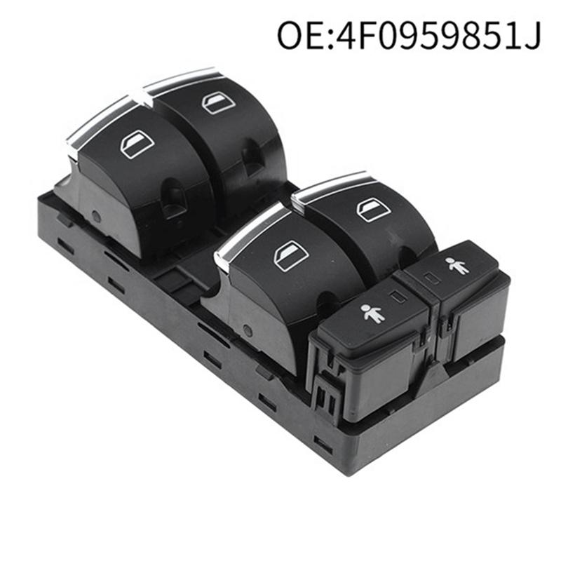 Car Power Window Switch Electric Control Window Lifter Button For  A6 S6 Q7 A3 S3 RS6 Accessories 4F0959851J