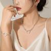 Stainless Steel Heart Bracelet Hypoallergenic Bracelet Bangle Chain Bangle  Anniversary Gift