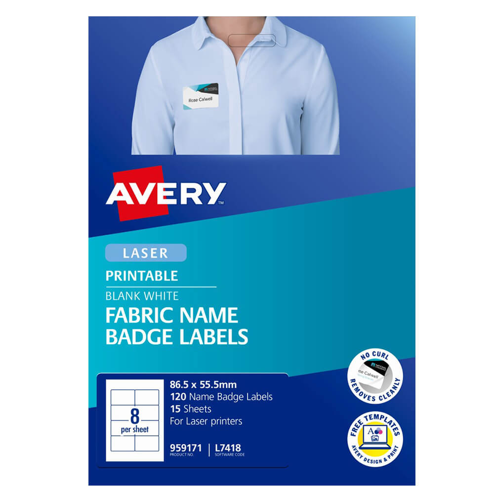 Avery Namensetikett Seide (15 Stück)