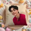 Korean Actor S-Song K-Kang Cushion Cover Home & Car Multi-Scene Pillow Cover - Reversible, Soft & Durable for Daily Use