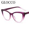 Reading Eyewear Blue Ladies Blocking Premium Goggle Luxury Presbyopic Cat's Spectacle Gradient Blocking Screen Eye Stylish Tinted Color Feline