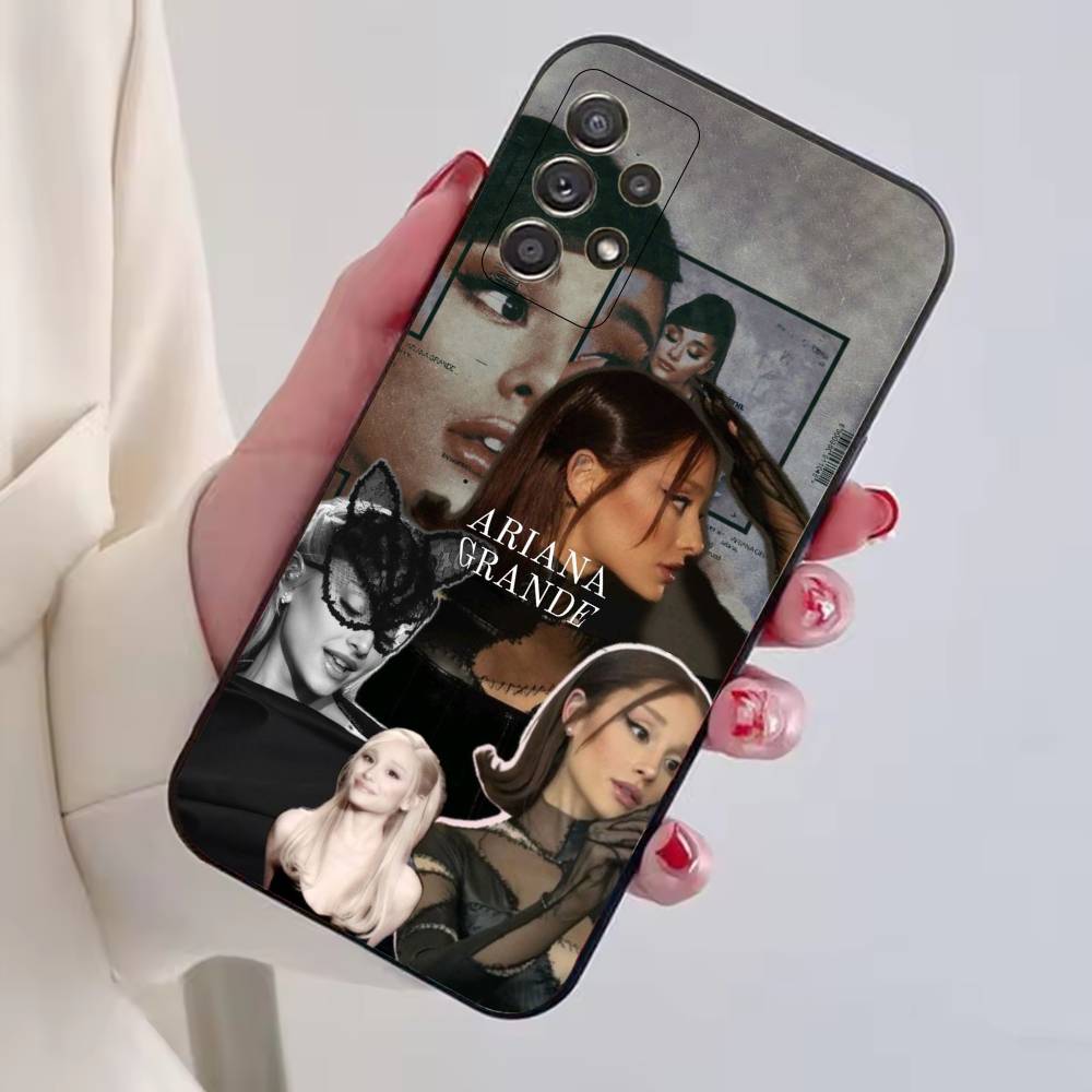 Singer A-Ariana Grande Phone Case For Samsung S25,S24,S21,S22,S23,S30,Ultra,S20,Plus,Fe,Soft Silicone Black Cover