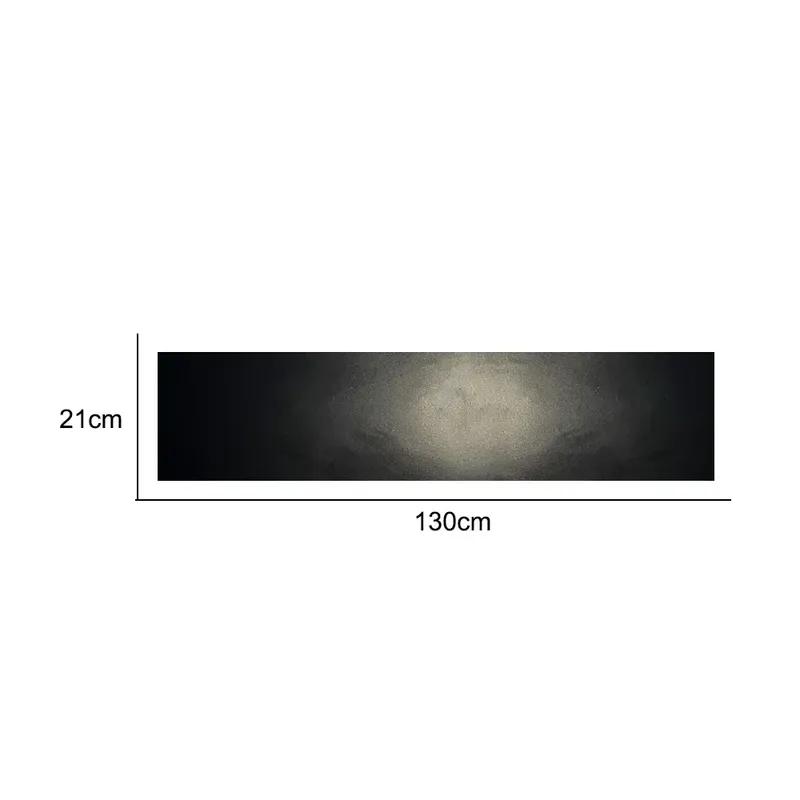 

140x20cm Car Windscreen Visor Glossy Black Windshield Banner Strip Window Anti-UV Sun Shade Stickers