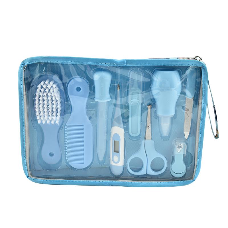 Baby-Pflege-Werkzeug-Set Säuglings-Nagelknipser Kinder Hygiene-Pflege Thermometer Schere Nagelfeile Neugeborenes Baby Maniküre-Set Pflege-Set