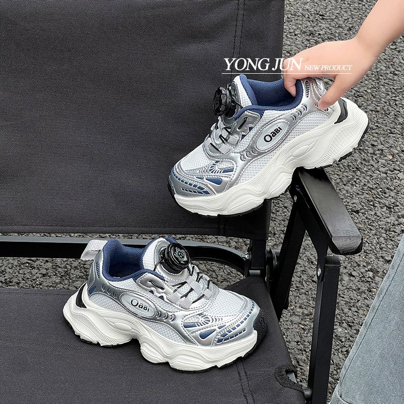 

Детская спортивная обувь, обувь для мальчиков, весенняя дышащая сетчатая повседневная обувь для девочек 23 синий