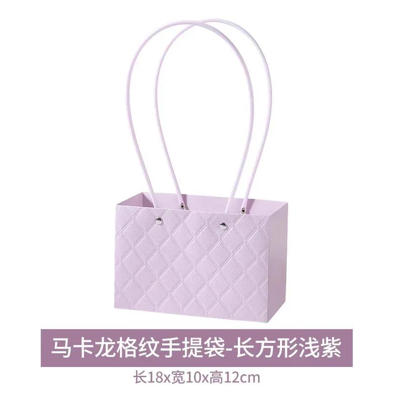 Festa de Casamento Rosa Flor Caixa de Presente Buquês de Flores Embalagem Caixa de Papel Sacola de Transporte Cesta de Armazenamento Dia dos Namorados Aniversário 10 PEÇAS