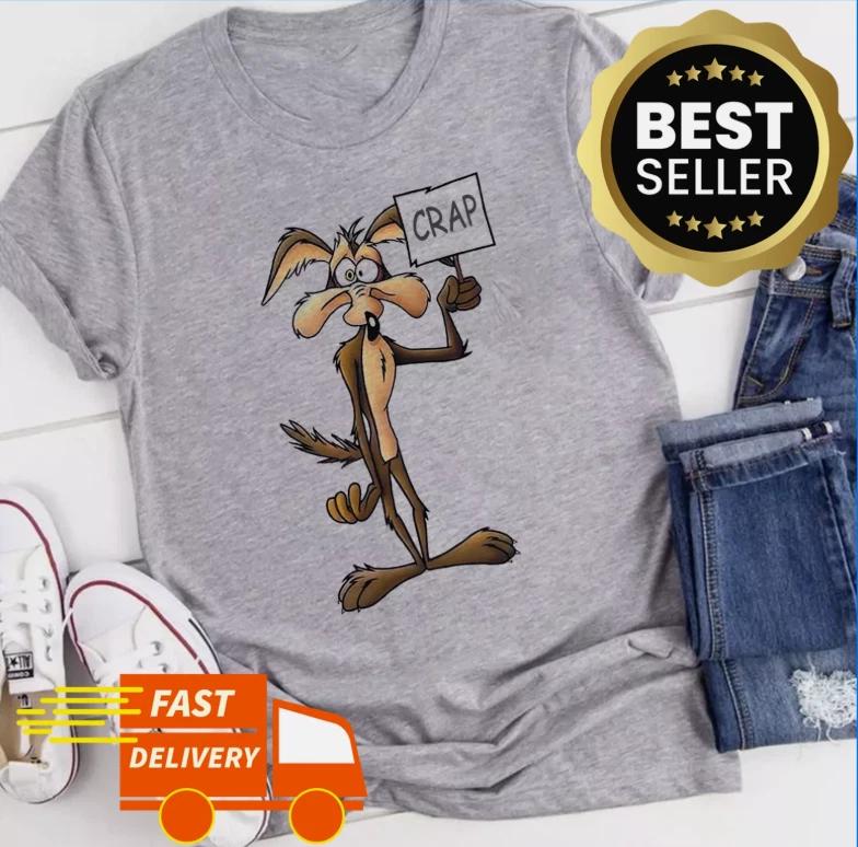 Funny Wile E Coyote and the Road Runner Crap T-Shirt M