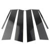 For Mitsubishi Lancer Sedan 6Pcs Car Pillar Posts Door Window Decorative Trim 2008 2009 2010 2011 2012 2013 2014 2015 2016 2017