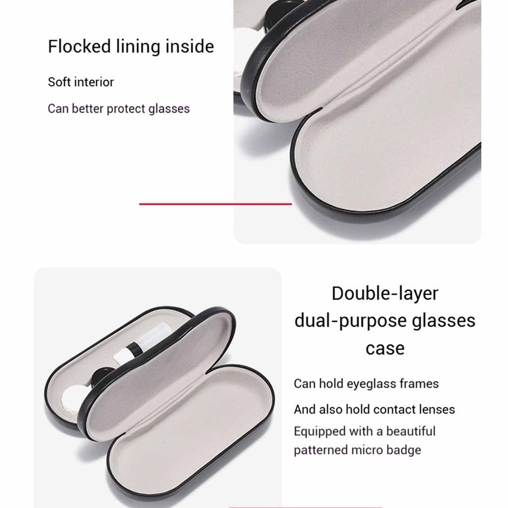 Double Layer Dual-use Glasses Case Storage Box Lens Case