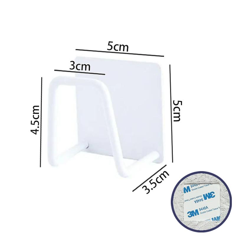 Stainless Sponges Holder Steel Kitchen Self Adhesive Sink Drain Basket Storage Rack Wall Hook Home Organizer Kitchen Accessories