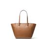 Michael Kors Carine Solid Letter Logo Commuter Leather Tote Bag Women tote Brown 30S1GCCT3L230