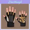 Fitness Half Finger Gloves Men With Durable Polyester And Antislip Feature For Exercise