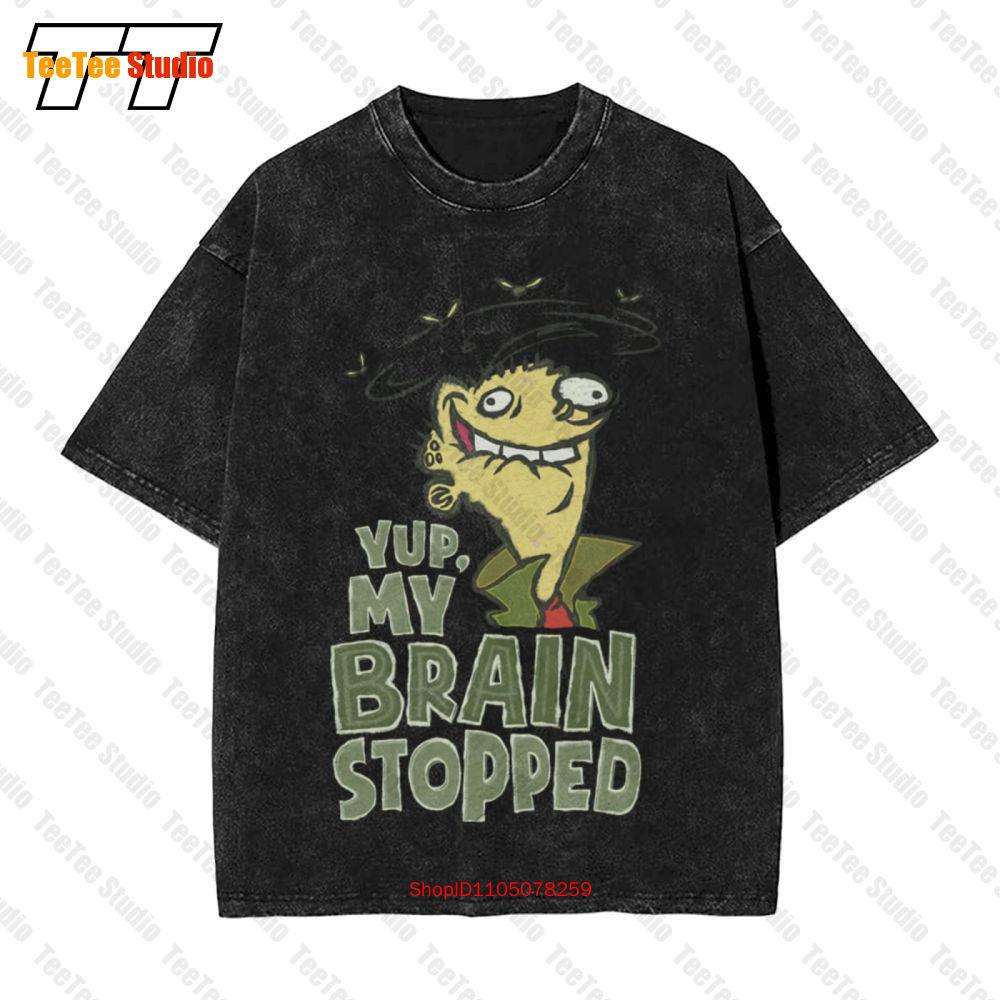 Ed Edd N Eddy Cartoon Cn Brain Dead Ed Vintage Oversized TShirt SGGD S