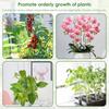 30 ks Průhledné opěrky na orchideje Akrylové pěstební tyčky s 30 klipy 45 cm a 40 cm Pěstební podpěrné kolíky pro květiny v květináčích Zeleninu