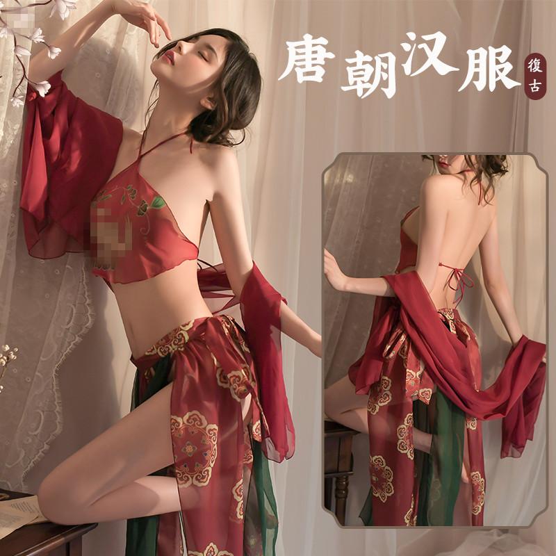Sexy underwear ancient court style pure Hanfu belly pocket seduces Dunhuang Feitian Phoenix women's skirt