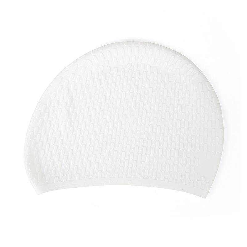 Men's and Women's Thickened and Enlarged Water Drop Silicone Swimming Caps, Silicone Women's Long Hair Waterproof Swimming Caps