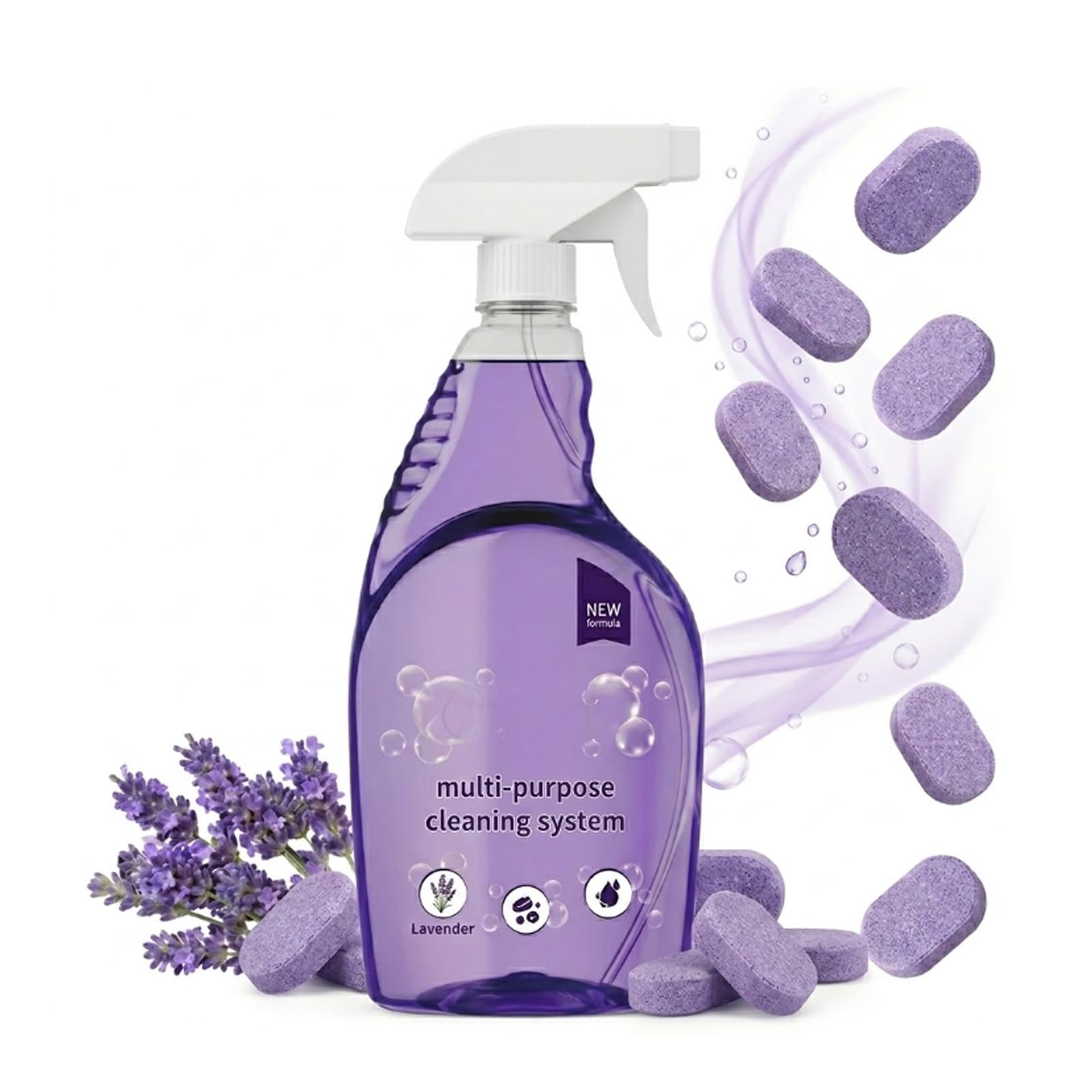 All-Purpose Household Cleaners, Ideal Multi-Surface Stain Remover for Kitchens, Bathrooms, Pet Messes & Everyday Household Cleaning
