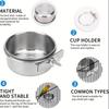 2Pcs Bird Feeder Bowls With Clips Sturdy Parrot Cage Food Water Bowl Pet Bird Feeding Dish Bird Feeder Accessories For Parakeet