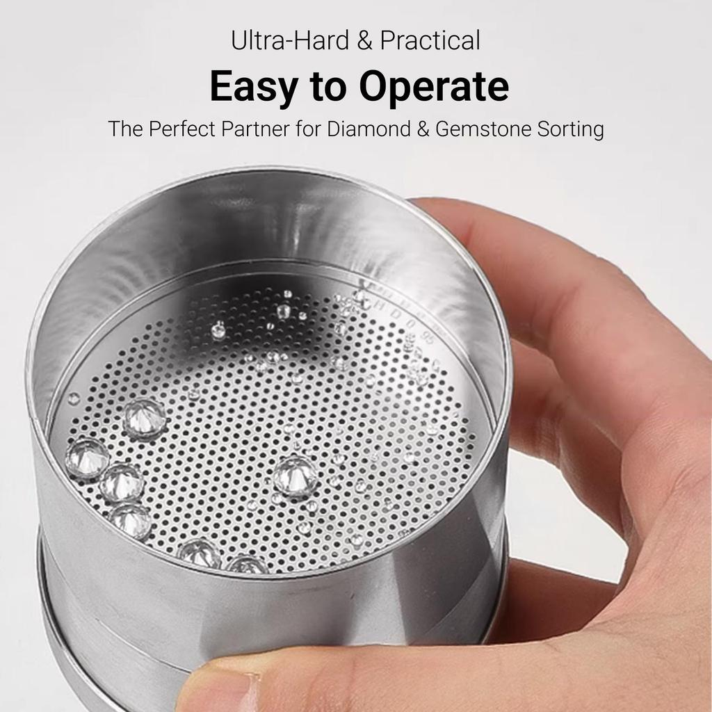 65 Pieces Jewelry Making Tool Set Professional Diamond Sorting Sieve for Gemstones Pearl