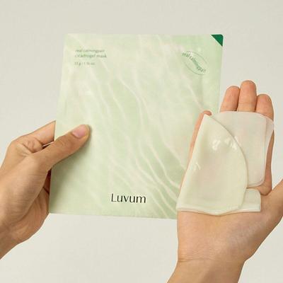 Real Calmingpair Cica Gel Mask 33g X 5 , Korean Cosmetics, Kbeauty, Sample