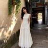 Early Spring Apricot Lace Slim Beautiful Dress Women's 2026 Summer New Sleeveless Long Dress Apricot Vest Skirt Women's Clothing