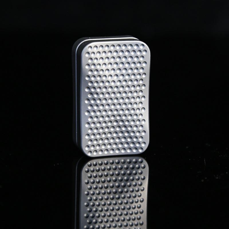 Steel Stainless Magnetic Push Card Edc Pushing Plate Metal Mechanical Slider Relieve Stress Easing Toy Antistresse Fidget Lure