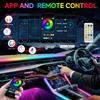 LED Ambient Light Car Interior Lights Strip Neon RGB Environment Lamp Car Auto Decoration Accessories 10 in 1 Neon Lights 4