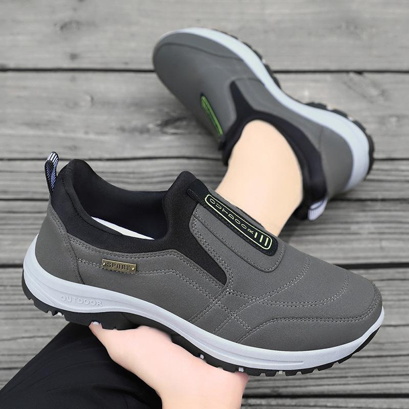 Men's Shoes, Sports Shoes with Soft Soles, Not Stuffy Feet, Dad Shoes, One Pedal, Middle-aged and Elderly Walking Shoes